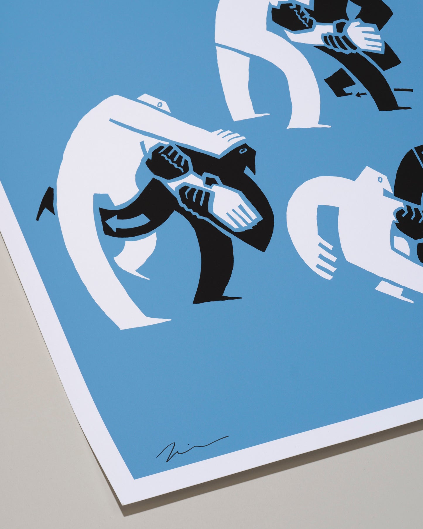 RussianTie Illustration Print
